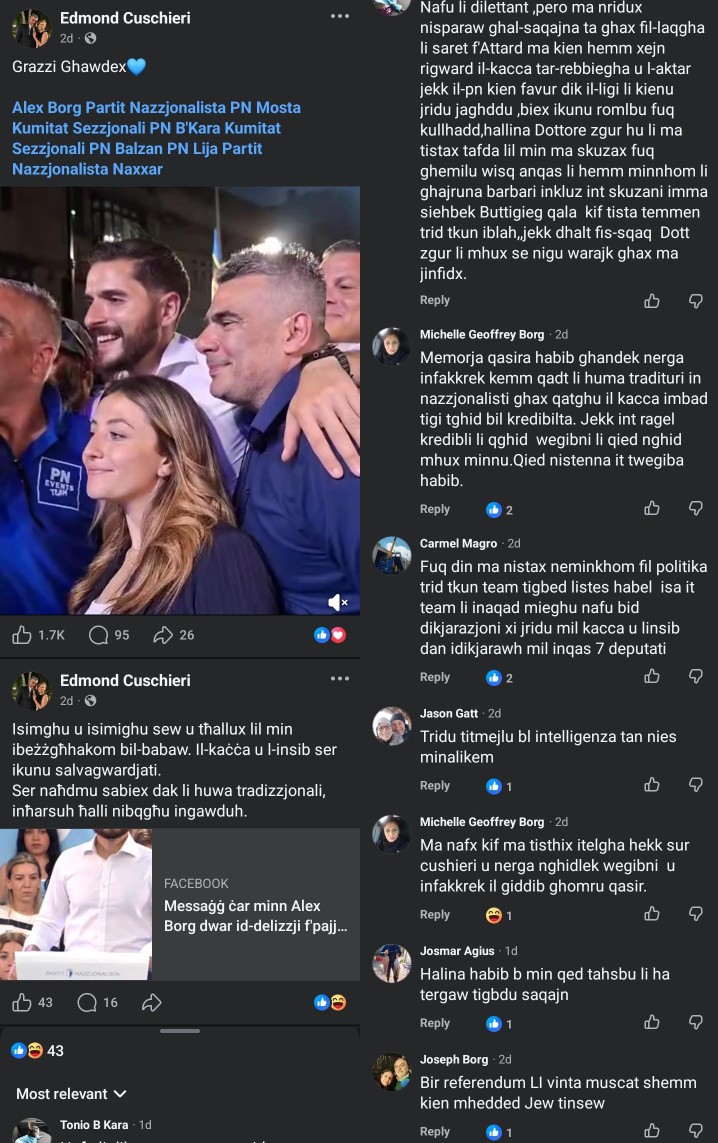 Edmond Cuschieri endorsed as PN candidate in February 2026